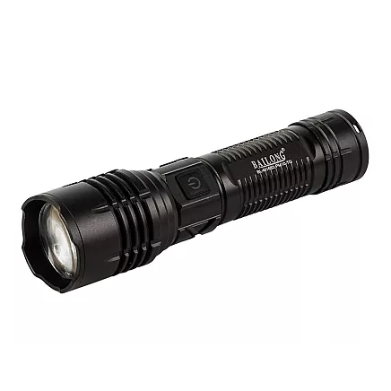 Taktiskā LED lukturis Bailong M1682 ar zoom, power bank funkciju