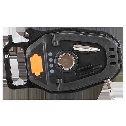 Daudzfunkcionāls LED lukturītis-piekariņš ar magnētu un attaisāmo, USB