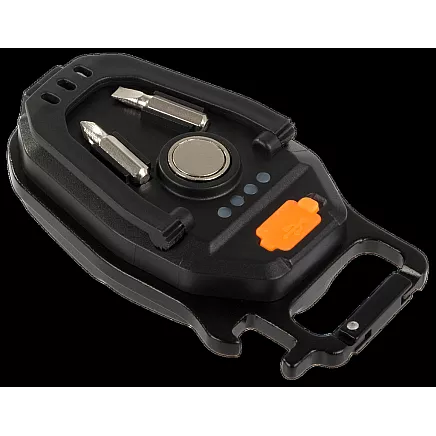 Daudzfunkcionāls LED lukturītis-piekariņš ar magnētu un attaisāmo, USB