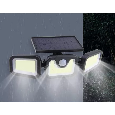 Solar lamp 100 cob with twilight movement sensor