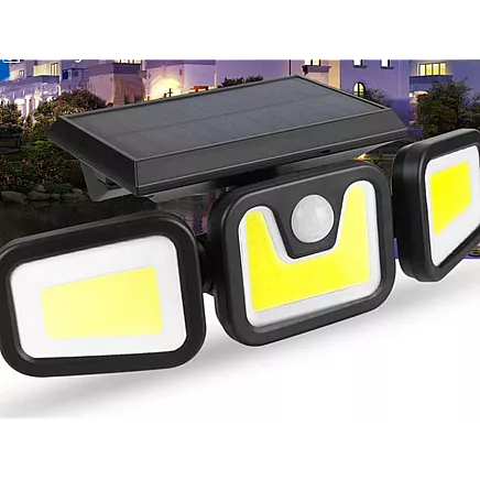 Solar lamp 100 cob with twilight movement sensor