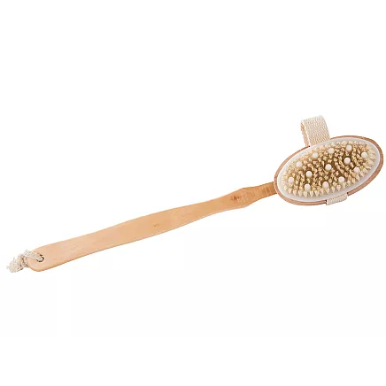 Ķermeņa Birste Sausai un Mitrai Ķermeņa Masāžai, 42 cm