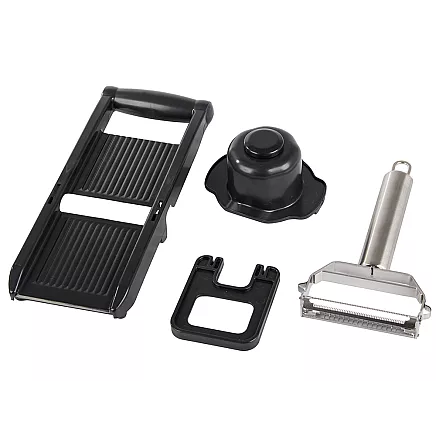 Dārzeņu Griešanas un Rīvēšanas Komplektācija