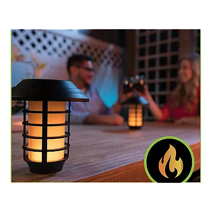 Garden lamp solar torch lantern rgb remote control