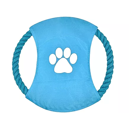 Dog toy chew tug rope frisbee disc