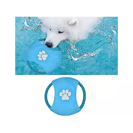 Dog toy chew tug rope frisbee disc