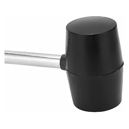 Recoilless rubber paving hammer