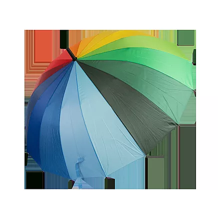 Large umbrella rainbow umbrella sturdy automatic