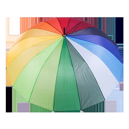 Large umbrella rainbow umbrella sturdy automatic