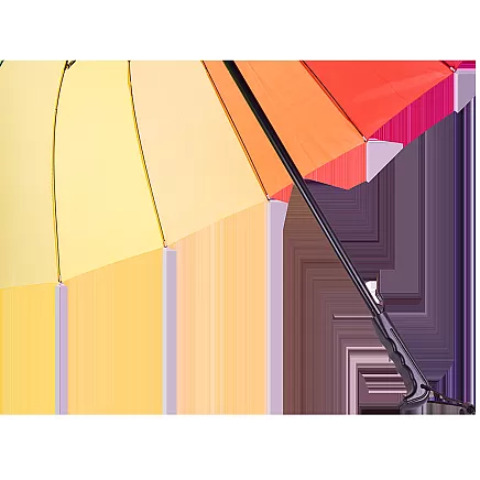 Large umbrella rainbow umbrella sturdy automatic