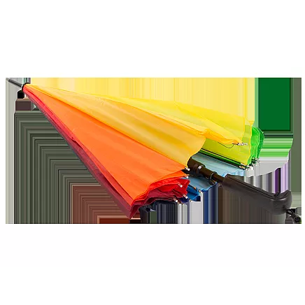 Large umbrella rainbow umbrella sturdy automatic