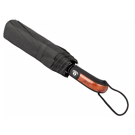 Automatic large folding umbrella uni sex black