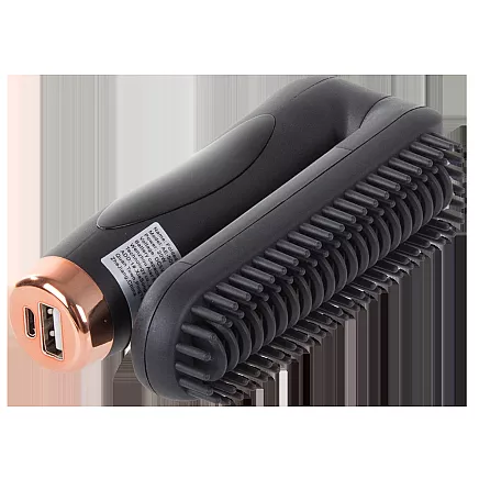 Straightener beard and hair comb brush