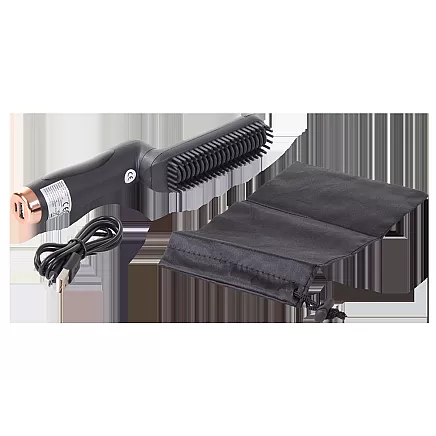 Straightener beard and hair comb brush