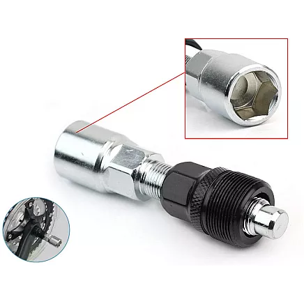 Bicycle crank square puller spanner