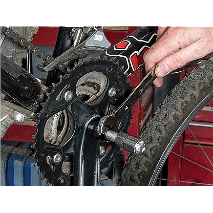 Bicycle crank square puller spanner