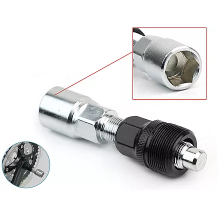 Bicycle crank puller spanner service