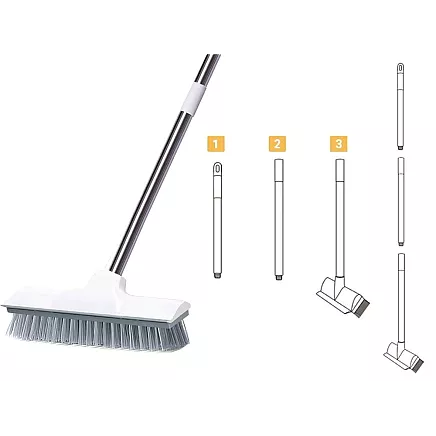 Grīdas birste ar ūdens savācēju 2-in-1, 122 cm