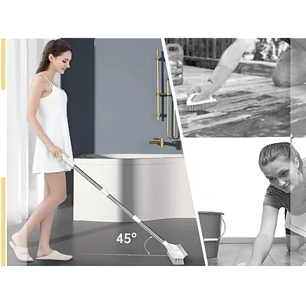 Grīdas birste ar ūdens savācēju 2-in-1, 122 cm