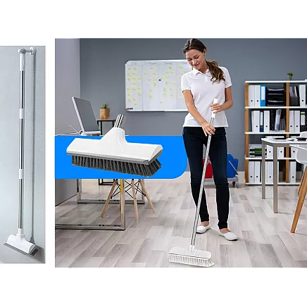 Grīdas birste ar ūdens savācēju 2-in-1, 122 cm