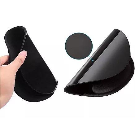 Mouse pad under wrist ergonomic gel memory