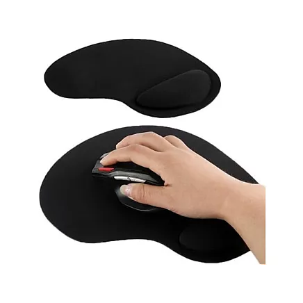 Mouse pad under wrist ergonomic gel memory