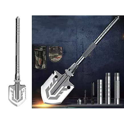 Saliekamā militārā lāpsta – daudzfunkcionāls izdzīvošanas rīks