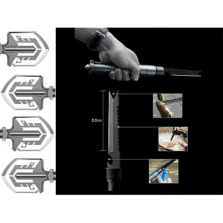 Saliekamā militārā lāpsta – daudzfunkcionāls izdzīvošanas rīks