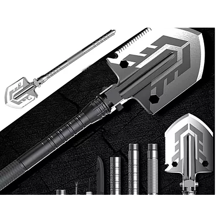 Saliekamā militārā lāpsta – daudzfunkcionāls izdzīvošanas rīks