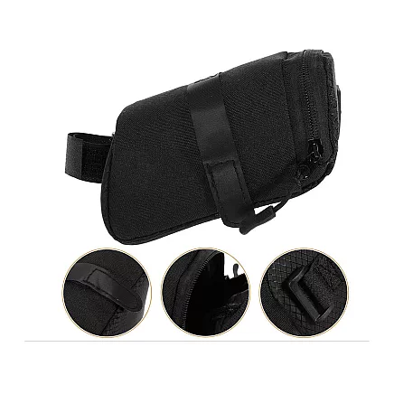 Under-saddle waterproof bicycle bag under-saddle pouch