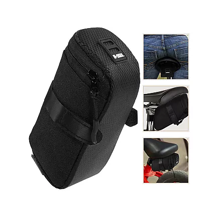 Under-saddle waterproof bicycle bag under-saddle pouch