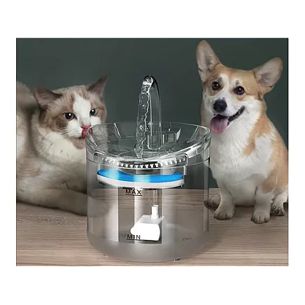 Klusā automātiskā dzirdinātava kaķiem un suņiem 1.8L ūdens strūklaka