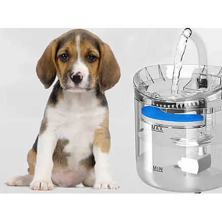 Klusā automātiskā dzirdinātava kaķiem un suņiem 1.8L ūdens strūklaka