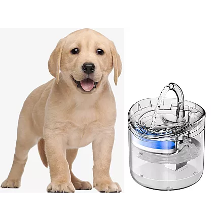 Klusā automātiskā dzirdinātava kaķiem un suņiem 1.8L ūdens strūklaka