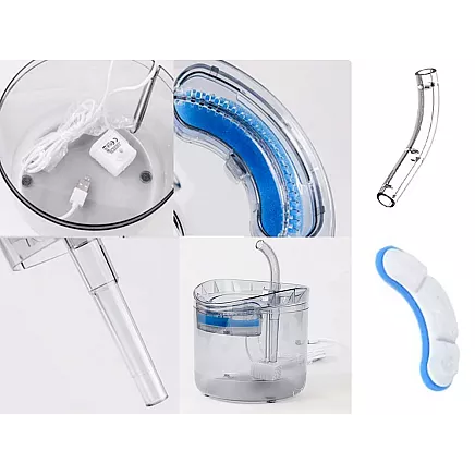 Klusā automātiskā dzirdinātava kaķiem un suņiem 1.8L ūdens strūklaka