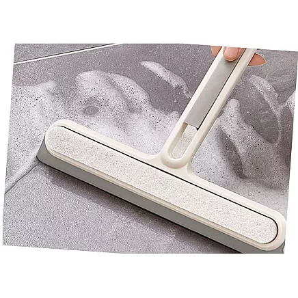 Window cleaner squeegee with handle window water brush groove brush