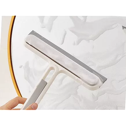 Window cleaner squeegee with handle window water brush groove brush