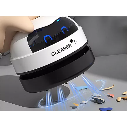 Mini handheld hoover cordless brush for table keyboard crumbs