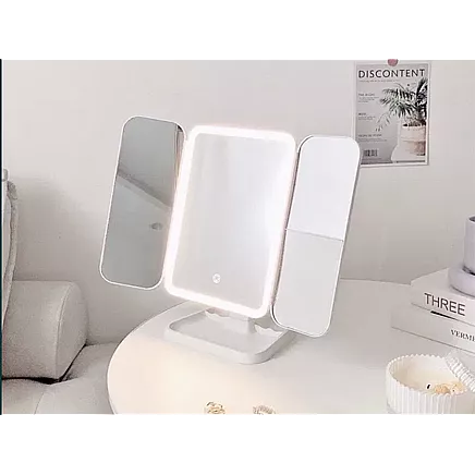 Grima spogulis ar LED apgaismojumu un palielinājumu 2X, 3X