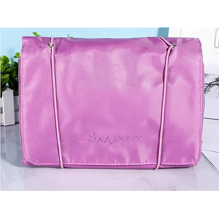 Toiletries travel roll functional 4 in 1 zipper for cosmetics