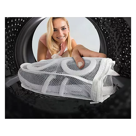 Mesh pouch shoe wash bag with zipper underwear roomy