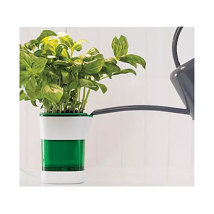 Plant growth panel lamp 6 led 4 uv self watering pot