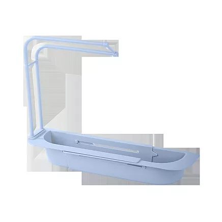 Kitchen utensil holder sink organiser shelf folding drainer