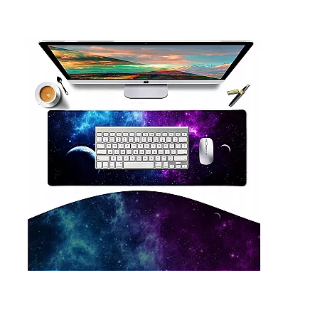 Gaming desk pad xxl cosmos stars 80x30 thick