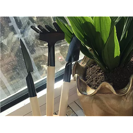 Gardening tool set rake shovel 3in1 mini potting tools