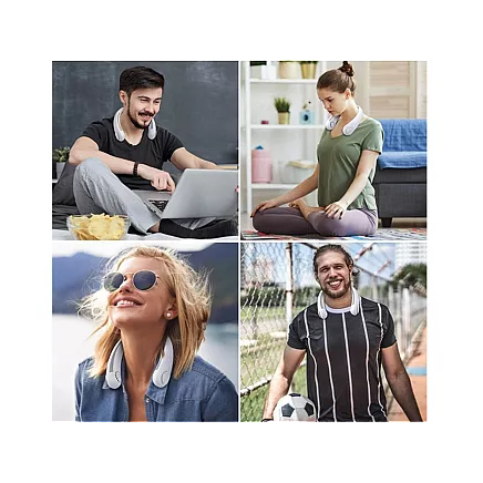 Fan neck fan portable air conditioner wireless rechargeable battery