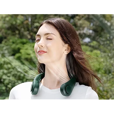 Portatīvais USB uzlādējamais kakla ventilators