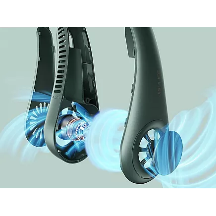 Portatīvais USB uzlādējamais kakla ventilators