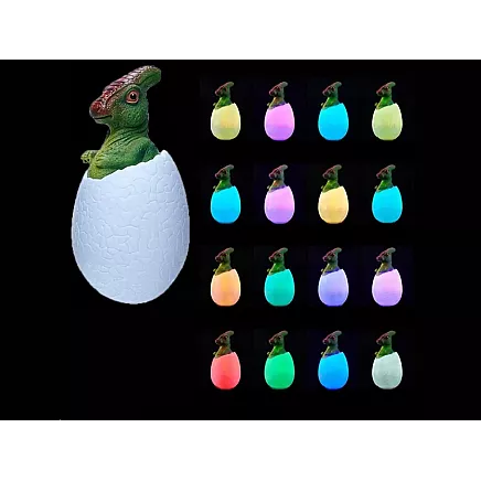 Bērnu Nakts Gaisma Lampa Dinozaurs Ola RGB LED