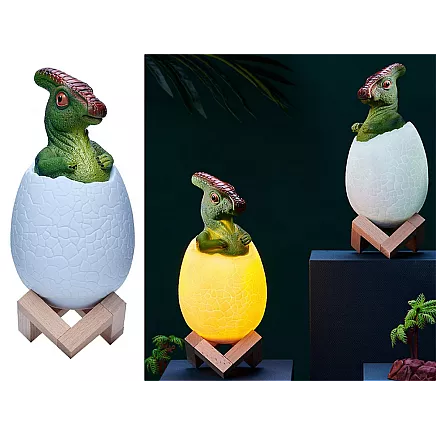 Bērnu Nakts Gaisma Lampa Dinozaurs Ola RGB LED